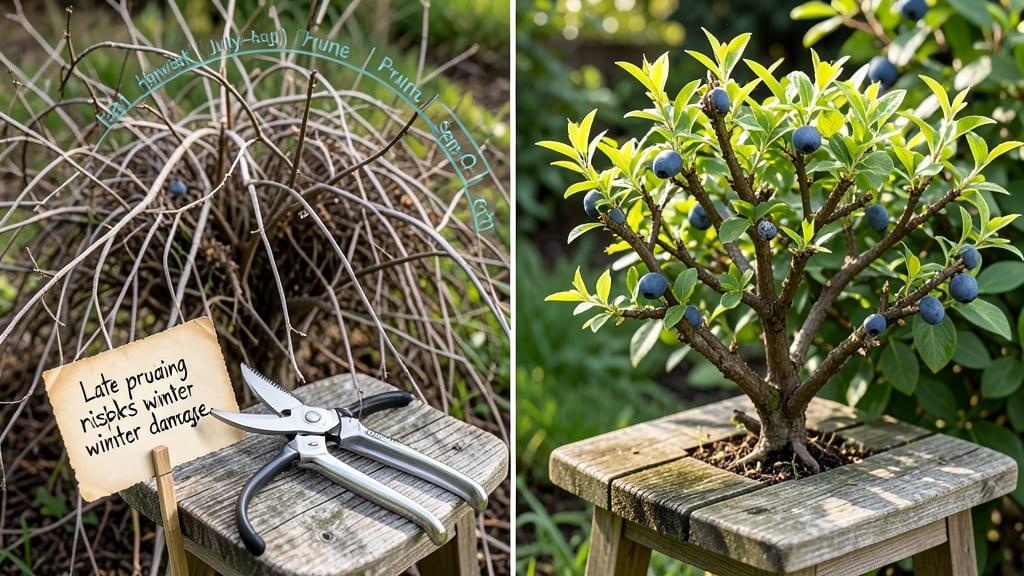When Is It Too Late to Prune Blueberry Bushes: Critical Timing Before Bloom Damage