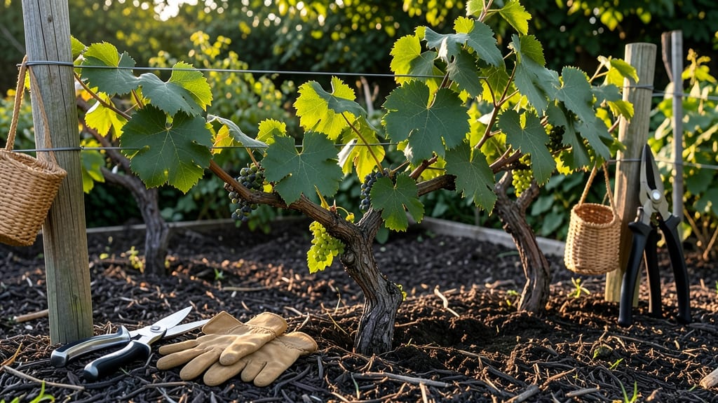 How to Prune Overgrown Grapes: Strategic Cuts for Stronger Canes and Bountiful Fruit