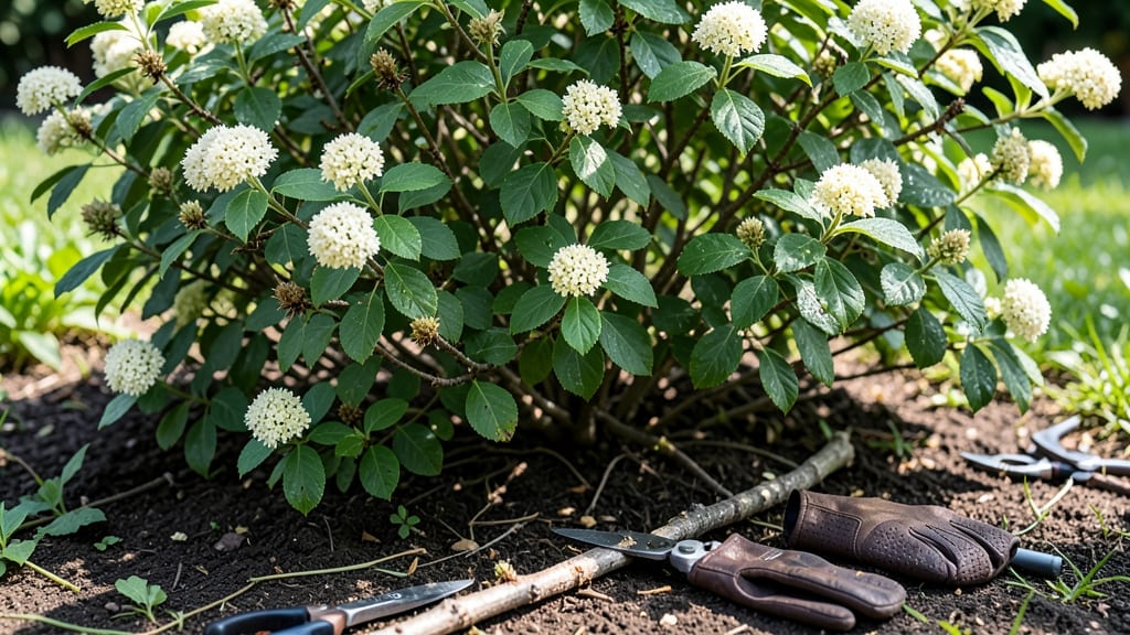 Pruning Overgrown Viburnum: Dormant Season Revival for Bushier Blooms