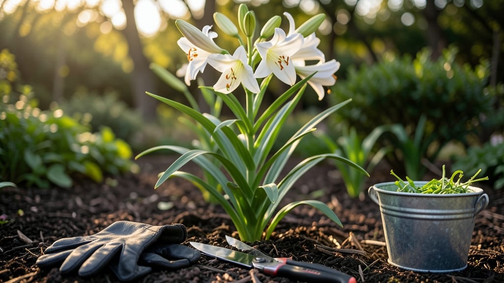 How to Prune Easter Lilies: Dormant Season Revival for Next Year’s Bold Blooms