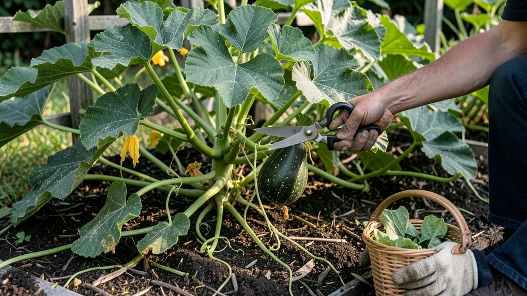 How to Prune Squash Plants: Disease-Free Vines With 3 Simple Cuts